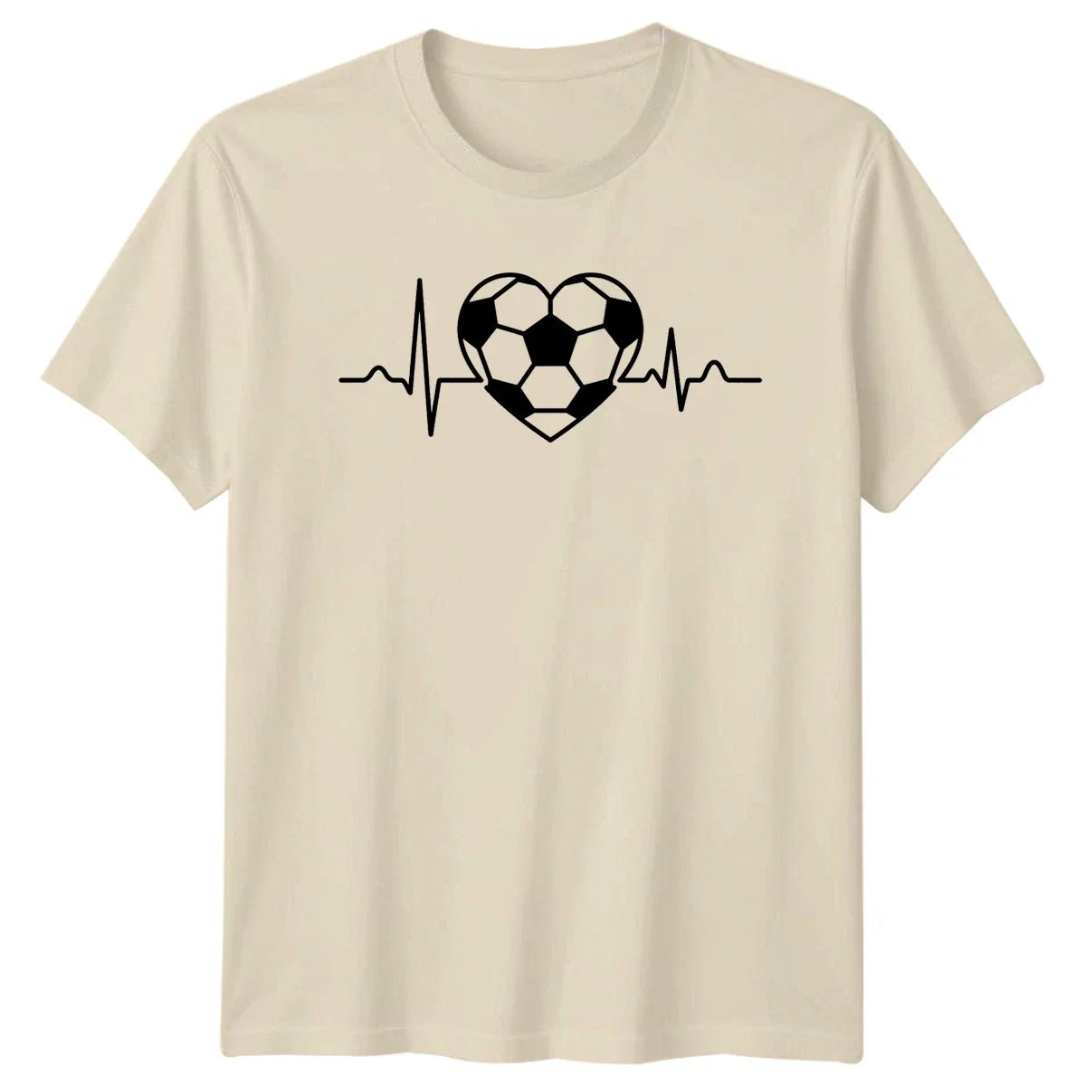 Soccer Heartbeat Love Football Ekg Soccer Birthday Gift For Him And Her Unisex