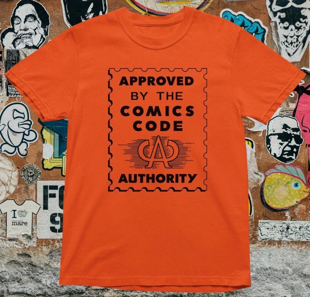 Comics Code Authority T shirt / %100 Premium Cotton Unisex