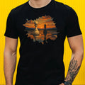 Mens Chess Piece King Reflection Motif Cotton Size S to 5XL Unisex