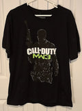 CALL OF DUTY MODERN WARFARE 3 MW3 Silhouette Tee 2XL Black Gamer T‑Shirt *BNWT* Unisex