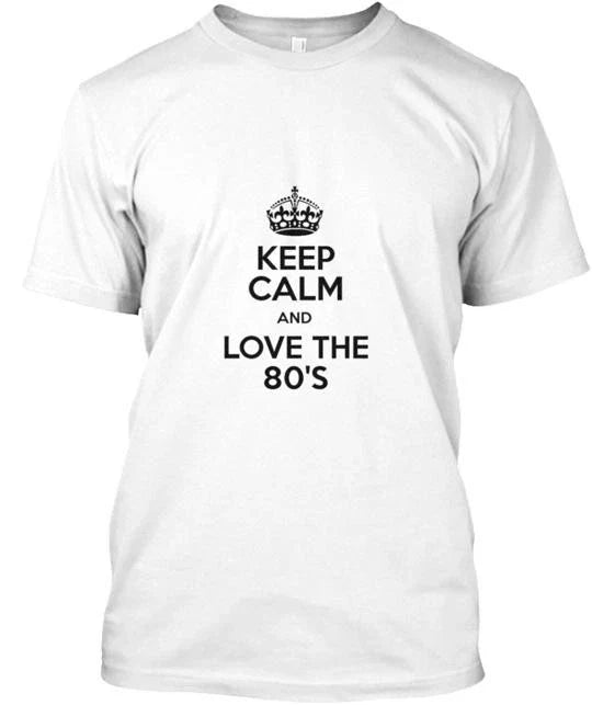 Love The 80s Made in the USA Size S to 5XL Unisex