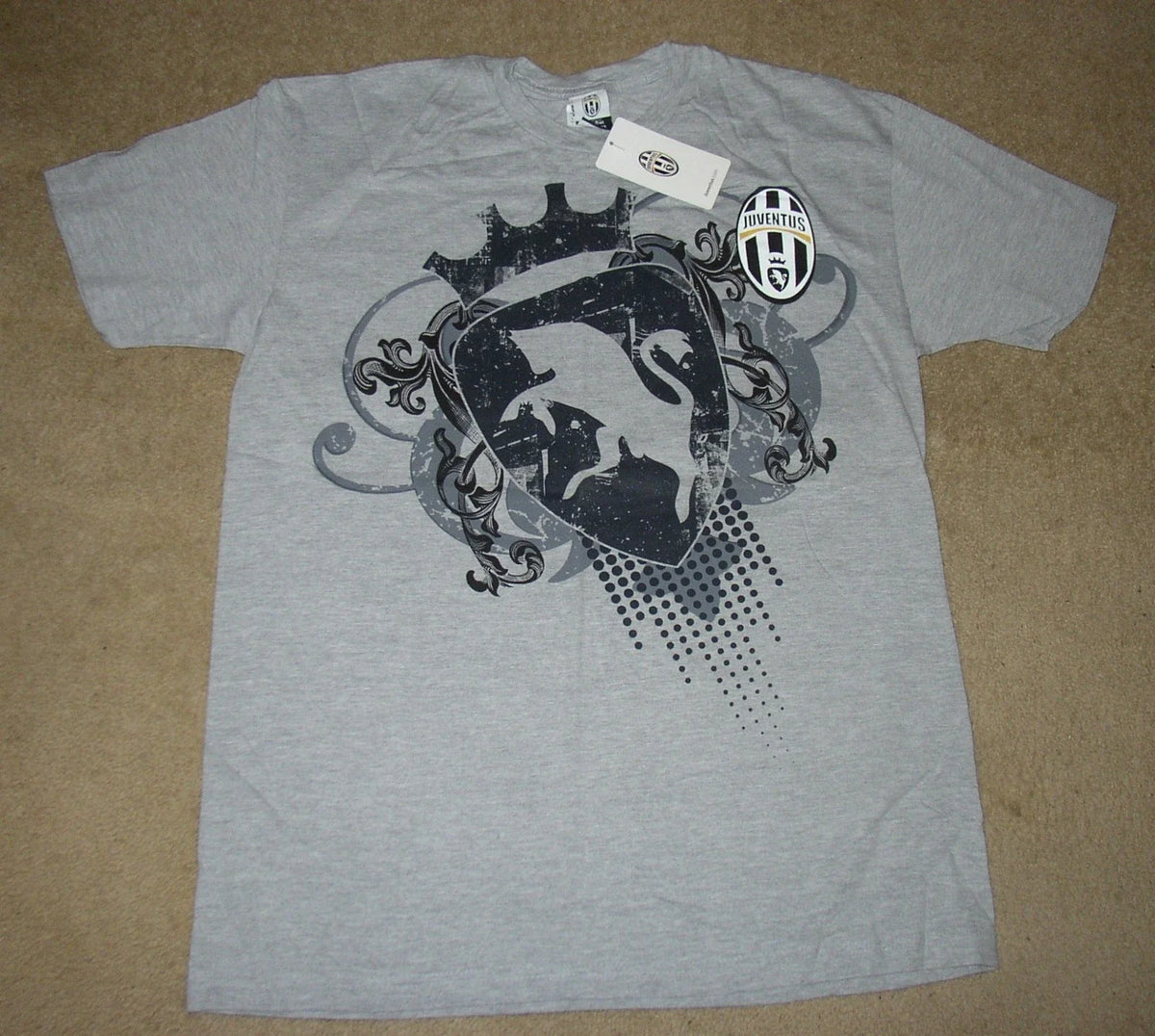 Vintage Y2K JUVENTUS Silver Crown SZ Mens XXL New Old Stock New W/ Tag Unisex