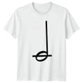 Simple Black Quarter Musical Note Theory Musician Music Unisex