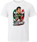 Hirving Lozano, Mexico Caricature Soccer 2026 T Shirt Unisex