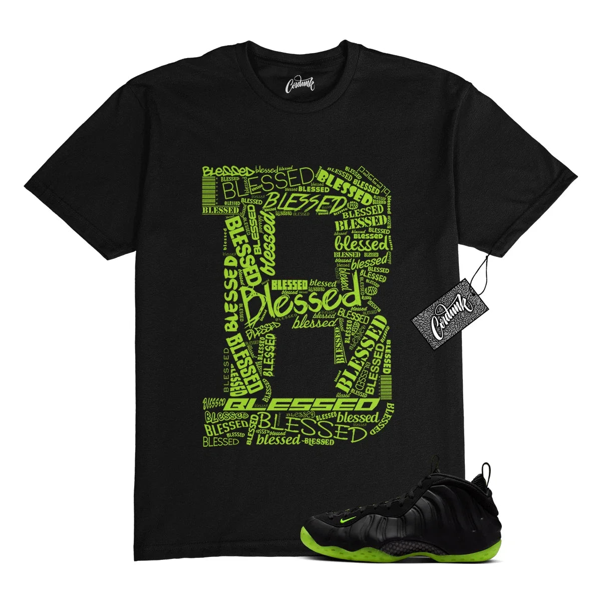 Foamposite Volt Black Air One T Shirt Match B BLS Unisex