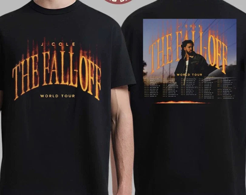 J Cole The Fall Off World Tour 2026 Schedule Dates Two Sided Unisex