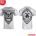 NEW ! MMA Fighter T Shirt Athletic Training Graphic Tee Premium Casual Men White Unisex