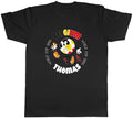Personalised Belgium World Cup Heart Football Fan Mens Tee Gift Top Unisex