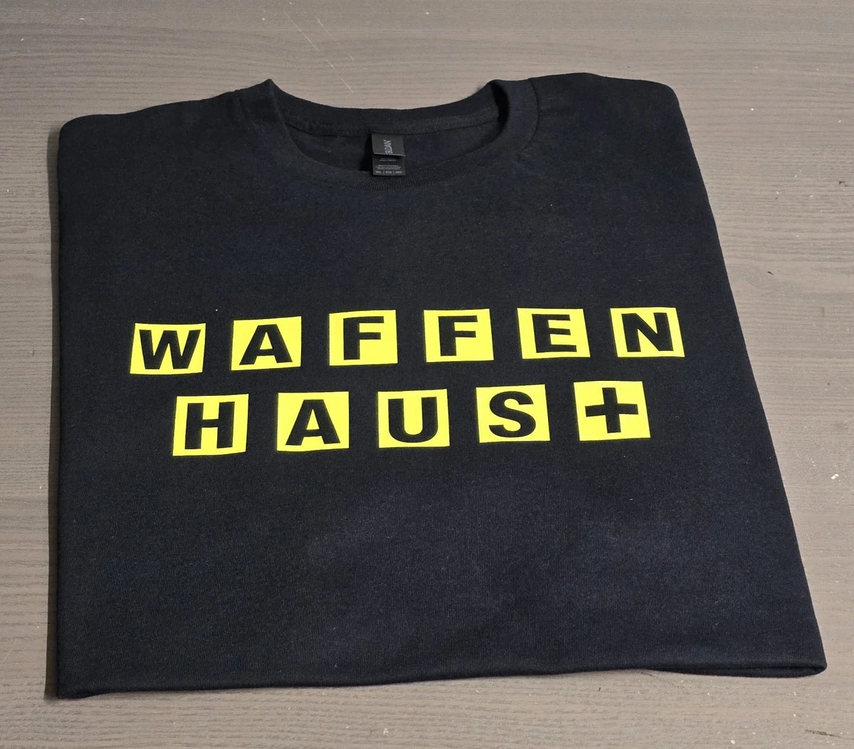 WAFFEN HAUS Waffen House German Military T Shirt Funny WW2 WWII waffle Unisex
