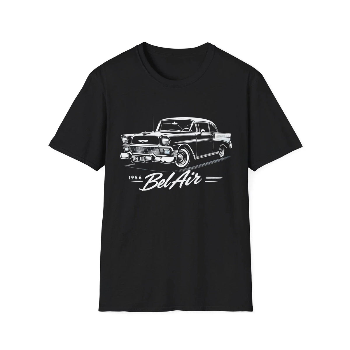 1956 Chevy Bel Air – Classic Car Graphic Tee for Vintage Car Enthusiasts Unisex