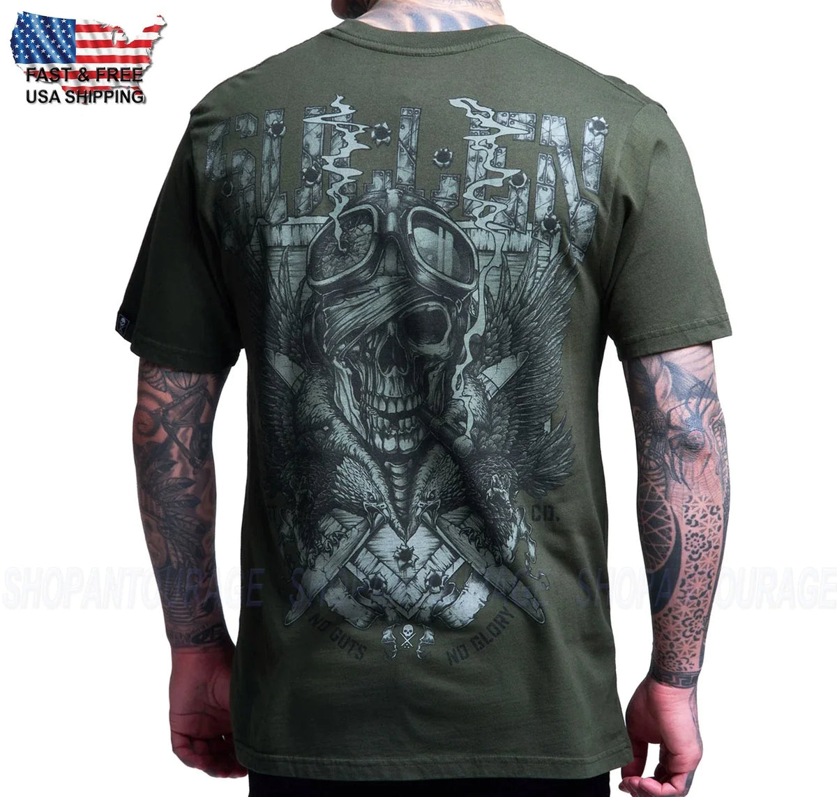 Sullen Art Collective Fighter Premium Fit SCM7695 Short Sleeve For Men Unisex