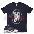 Navy TP T Shirt for Question Mid Ftwr White Vector Red Blue Unisex
