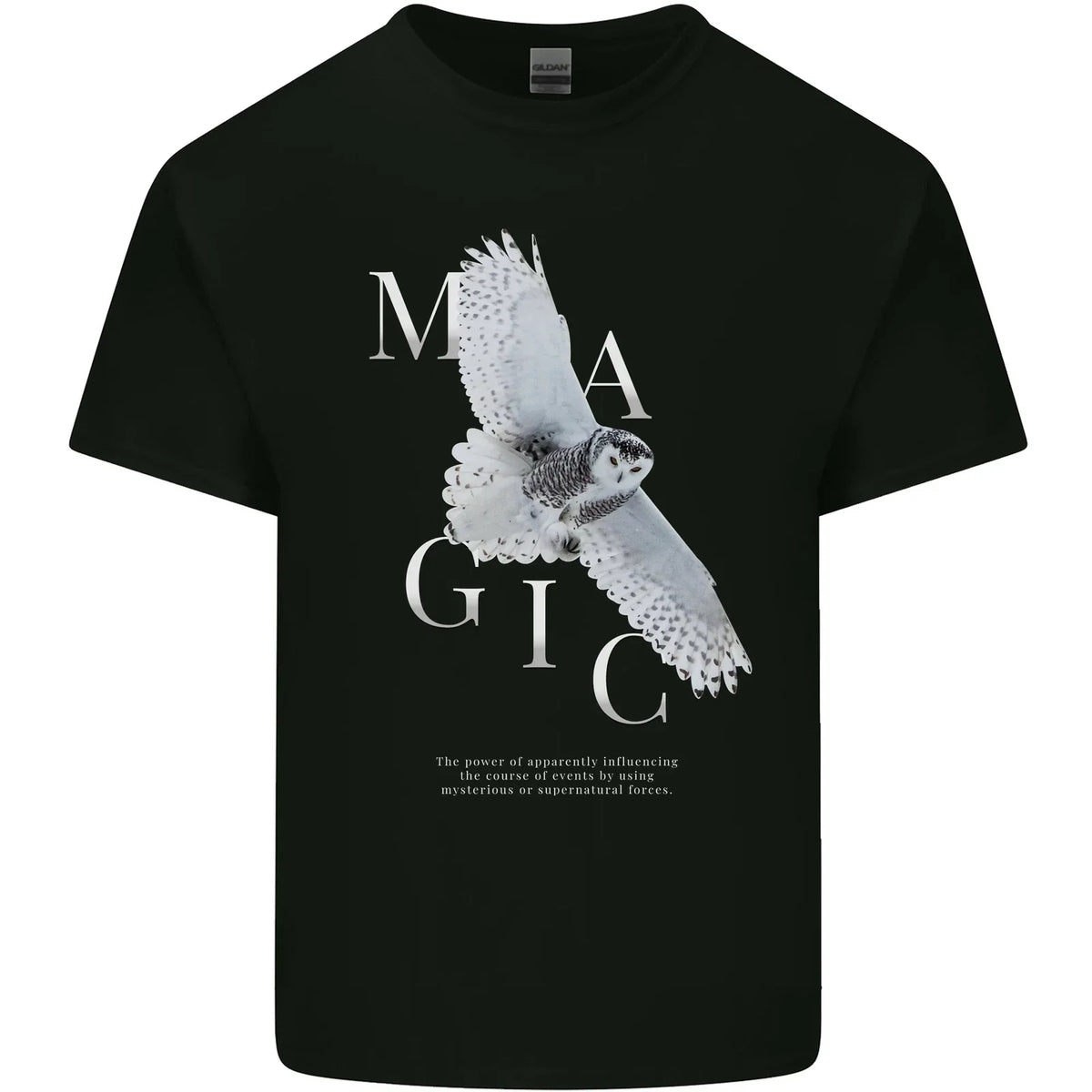Owl Magic Mens Cotton Tee Top Unisex