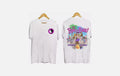 T C Surf Challenge Retro 80s Designs White 2 sides Unisex