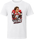 Kenan Yildiz, Turkey Caricature Soccer 2026 T Shirt Unisex
