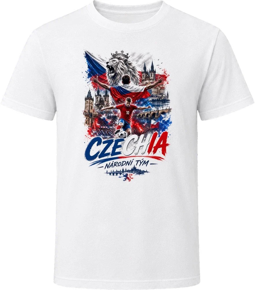 Czechia Národní Tým Soccer Football 2026 National Pride T Shirt Unisex