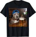 Pit Bull Drinking Beer Funny Dog Meme Unisex