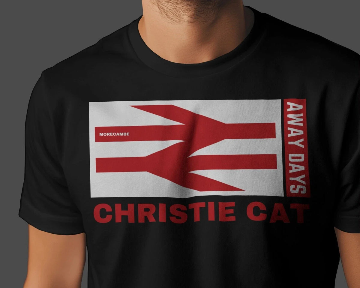 CHRISTIE CAT Away Days | Morecambe Mascot Shrimps Mazuma | Unisex Org Unisex