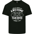 An Awesome Train Driver Looks Like Mens Cotton Tee Top Unisex