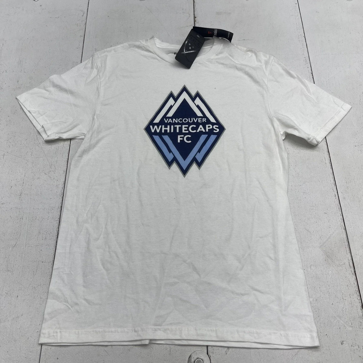 Vancouver Whitecaps FC Shirt Mens Medium White MLS Soccer Graphic Tee Fanatics Unisex
