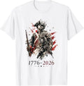 1776-2026 Patriotic Soldier 250th Anniversary 4th July Unisex