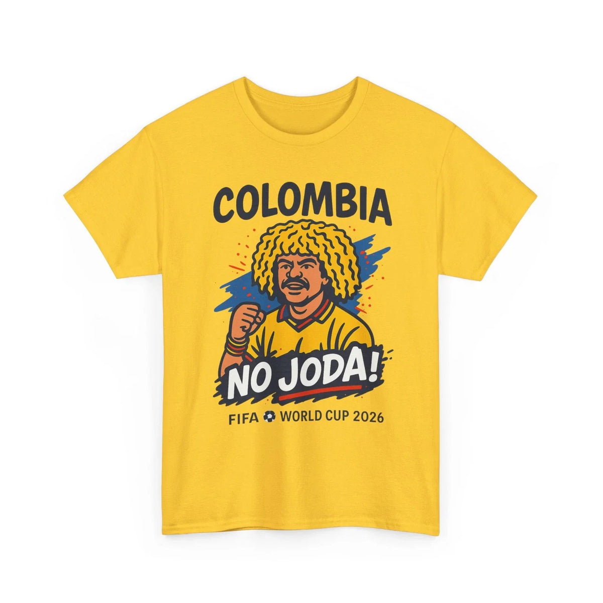 Colombia Pibe Valderama No Joda | World Cup 2026 Funny Soccer Fan Tee Unisex