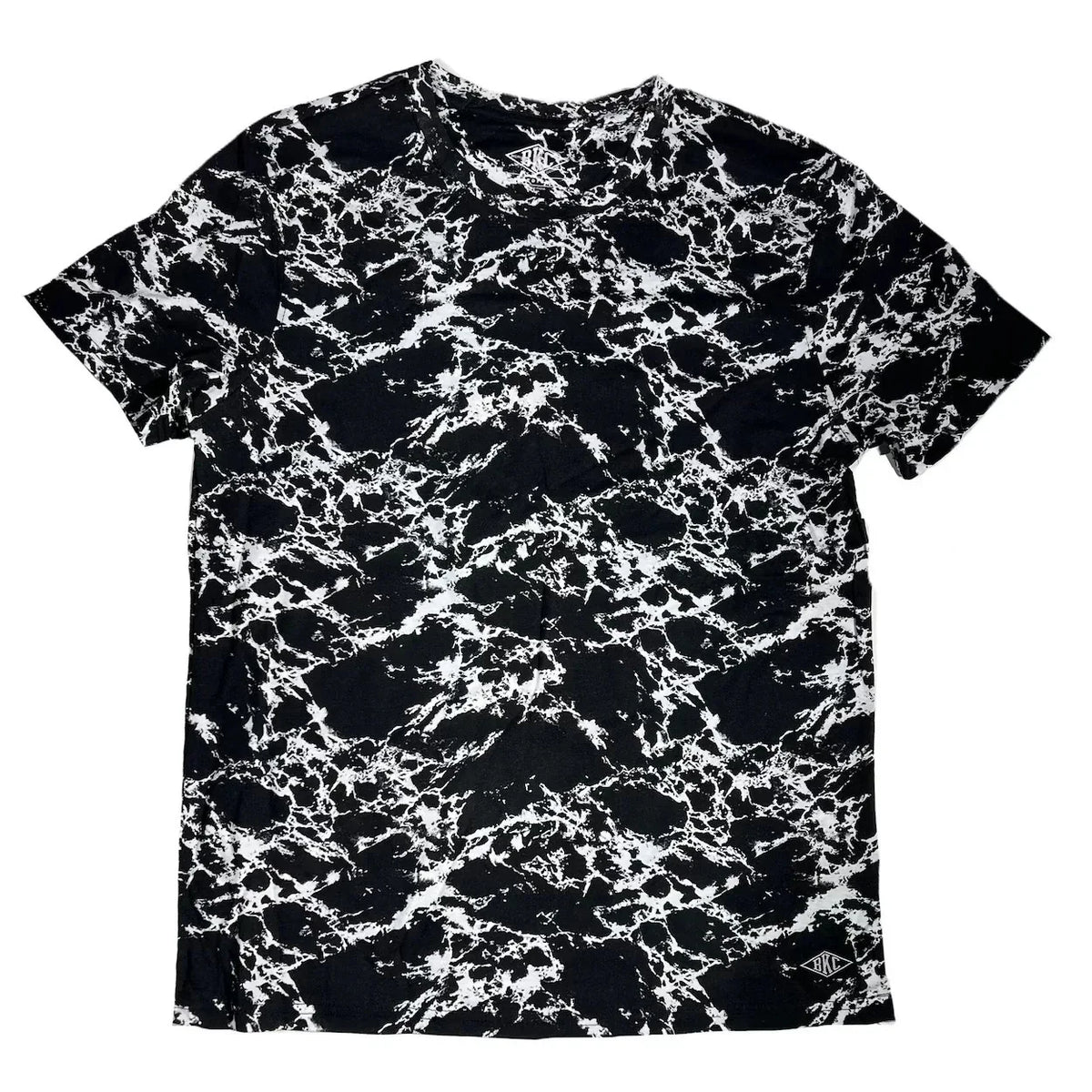 BKC Men's Marble Design - Medium Size (Black & White Print) Unisex