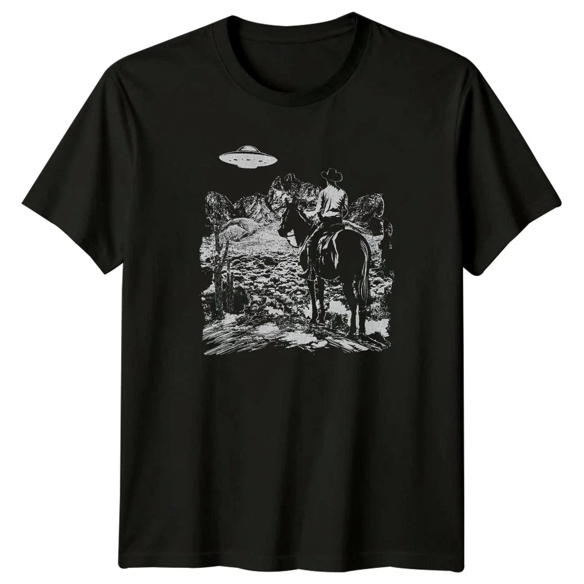 The Wild West Meets Outer Space Cowboy UFO Sci Fi Birthday Unisex