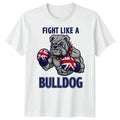 Union Jack Bulldog British Great Britain & UK Flag Tee For Adults Kids#4 Unisex