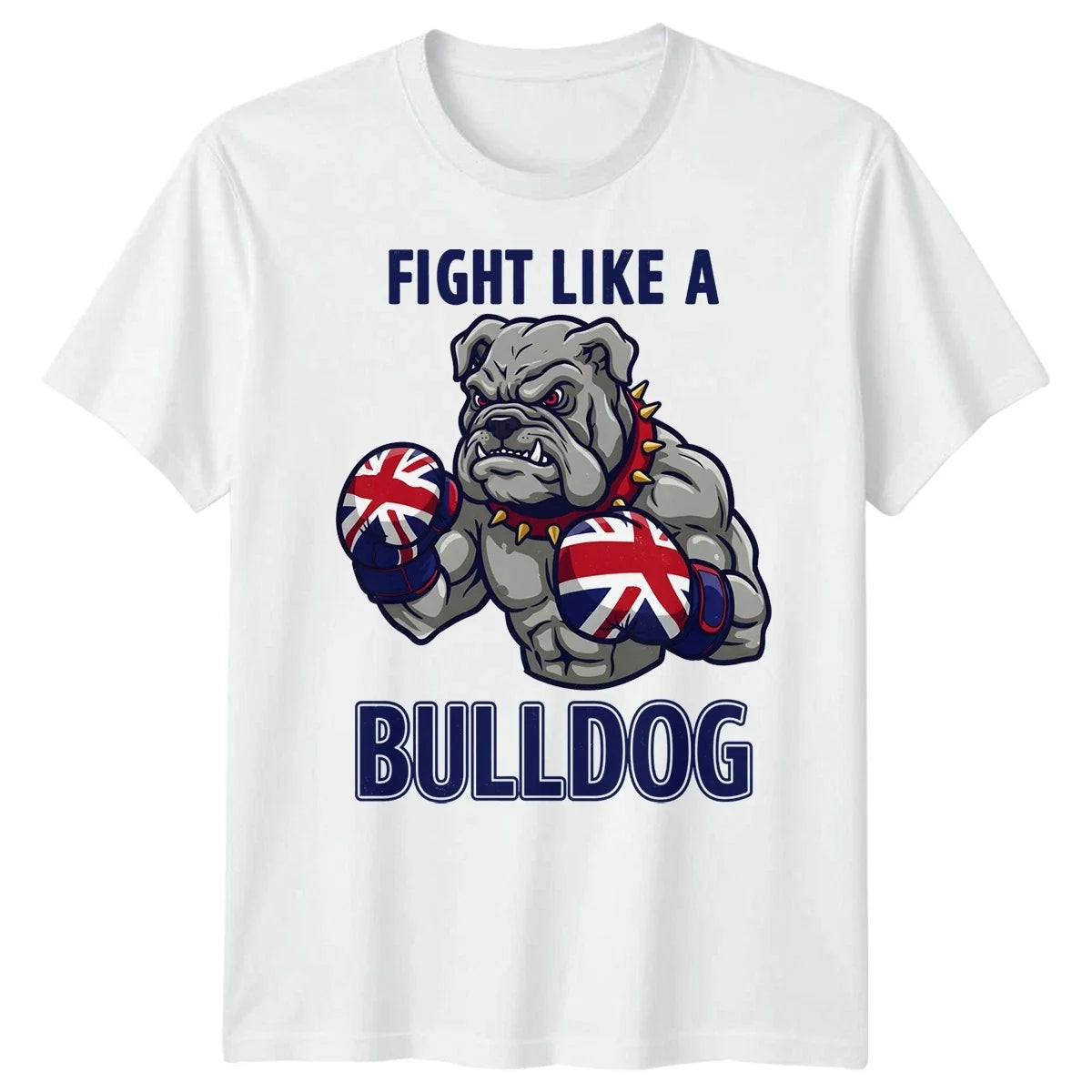 Union Jack Bulldog British Great Britain & UK Flag Tee For Adults Kids#4 Unisex