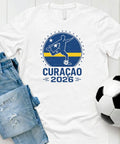 Curaçao 2026 World Soccer Korsow Futbol Shirt Flag Tee Gildan Unisex Unisex