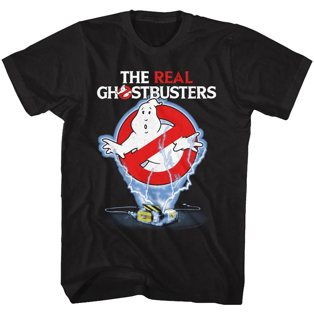 The Real Ghost Busters Movie Ghost Caught In Proton Pack Trap Men's T Shirt Unisex