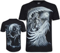 Grim Reaper Light of Angel to Dark Side Moon Woman Glow in Dark by Wild Unisex