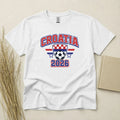 Croatia 2026 Football Fan T Shirt Soccer Supporters Gildan Cotton Family Top Unisex