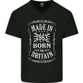 Born In Britain 63rd Birthday Made 1963 Mens V-Neck Cotton Unisex
