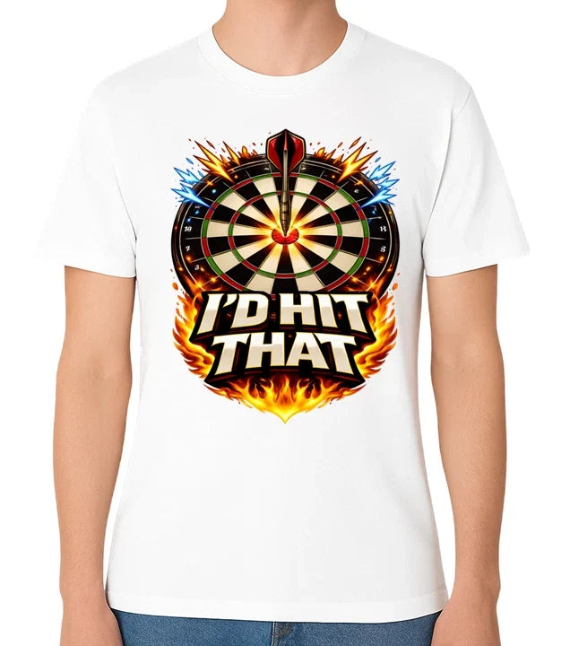 I’d Hit That Darts Funny Dartboard Player Dart Unisex Tee Unisex