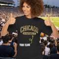 Vintage 2026 Football Playoffs Game Day , Retro Sports Graphic Tee Unisex