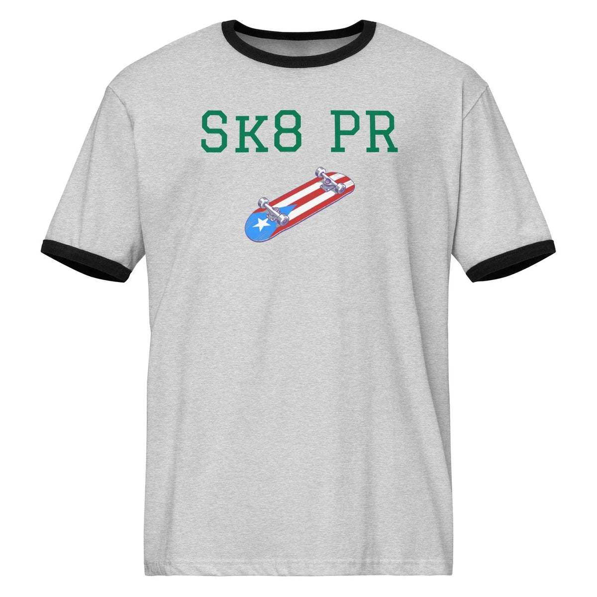 Unisex ringer Skateboard PuertoRico Unisex