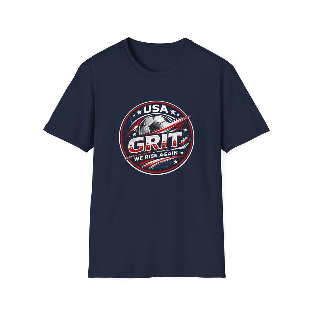 USA Soccer Grit Shirt 2026 World Cup Fan Tee Patriotic Game Day Unisex