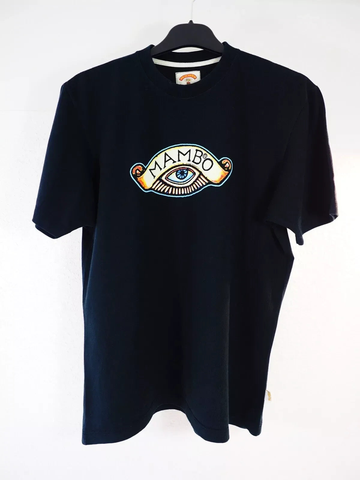 Mambo Black Reg Mombassa Simple Arithmetic Tee Short Sleeved Top Size S Unisex