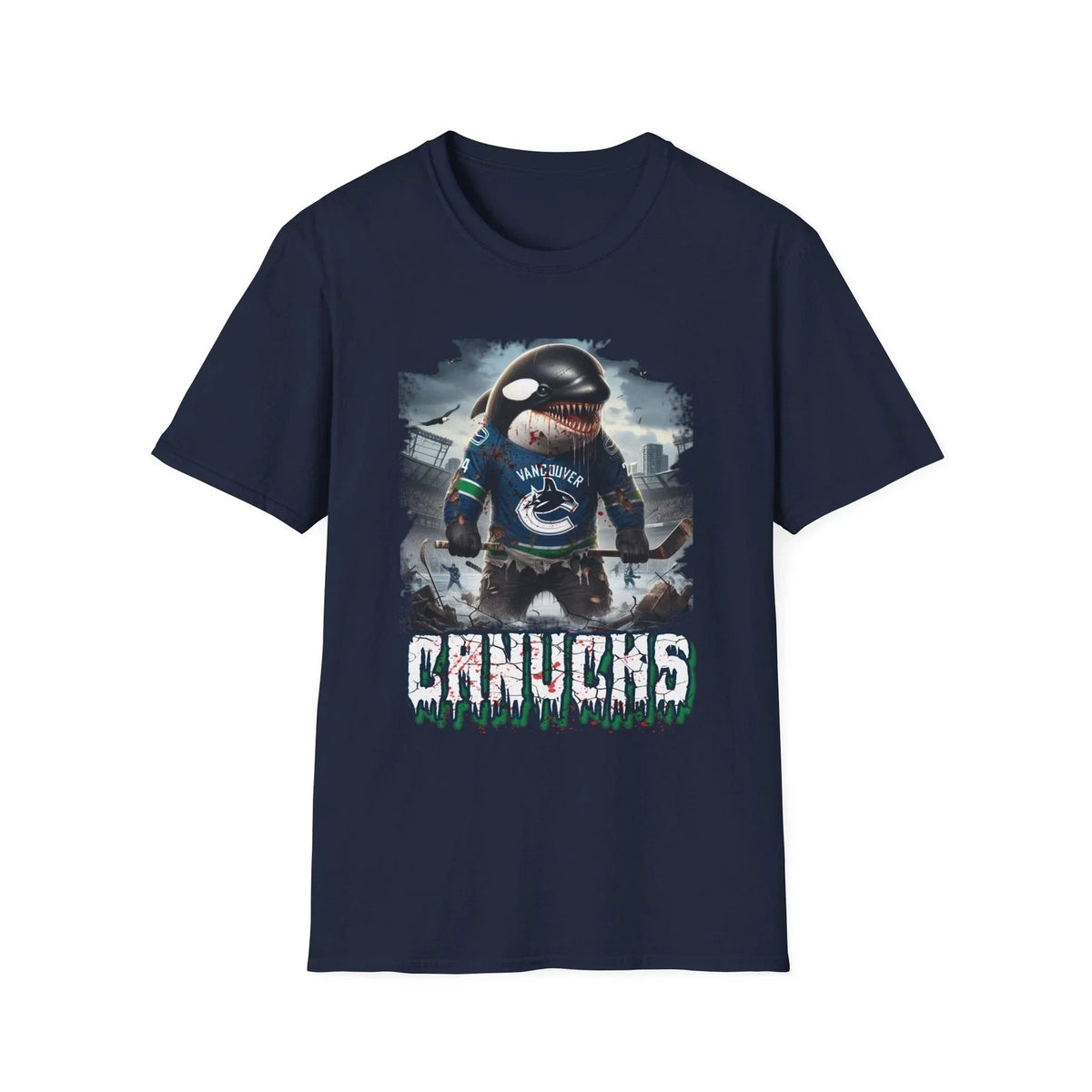 Fear the Orca - Vancouver Canucks Horror Mashup Unisex