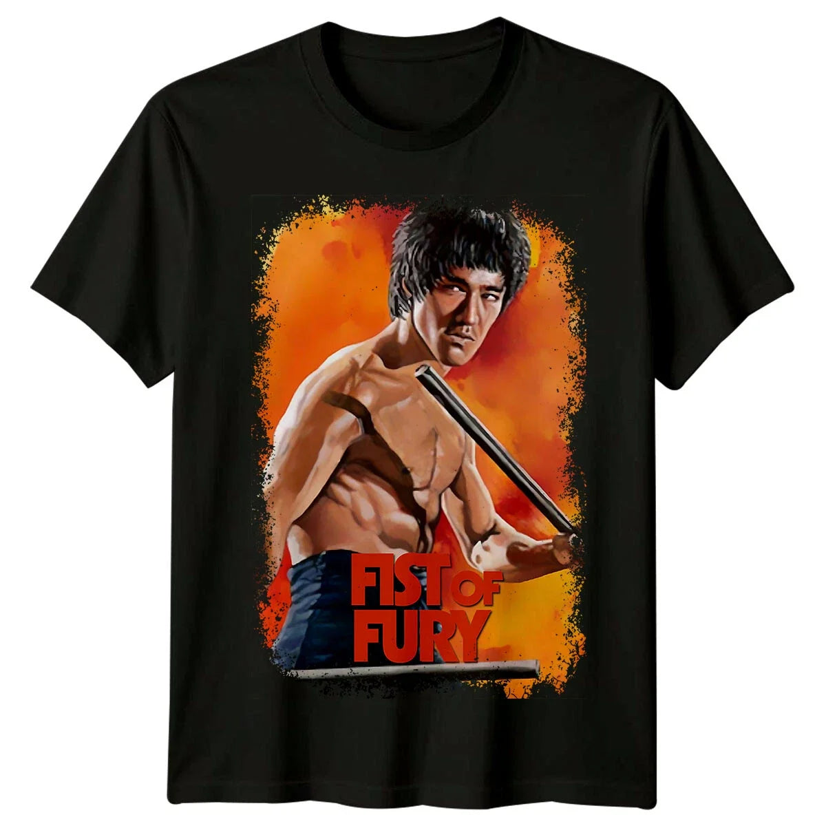 Fist of Fury (1972) Movie Poster Inspired Retro 70s Tee Unisex Unisex
