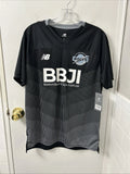 New Balance Boston Bolts Soccer Jersey Mens Large Black #50 BBJI NB Dry NWT Unisex