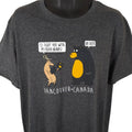Vancouver Canada T Shirt Mens Size XL Gray Deer Bear Fight Travel Destination Unisex