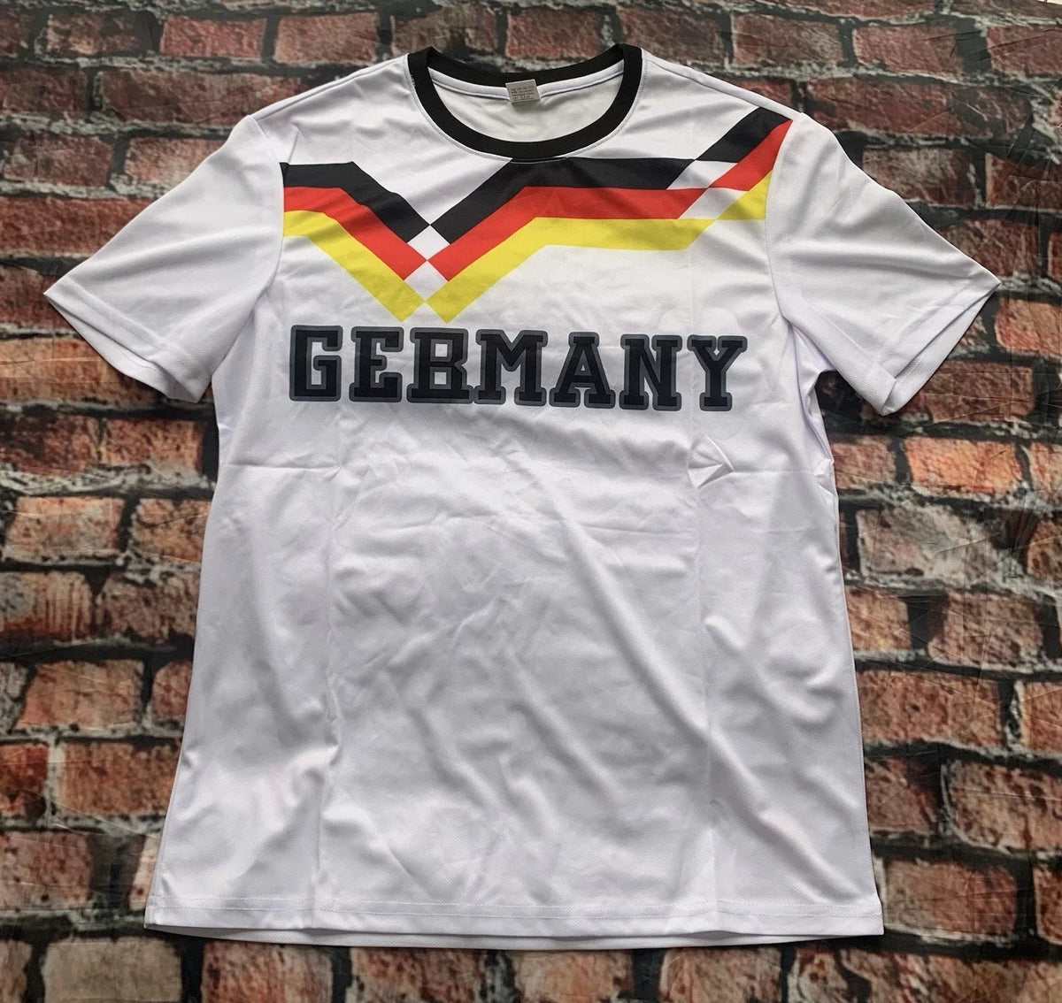 Men’s Germany Poly Print Fan Supporter Football Shirt New Size M Unisex