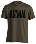 Animal Gym Bodybulding Fitness Workout Short-Sleeve Military Training Unisex