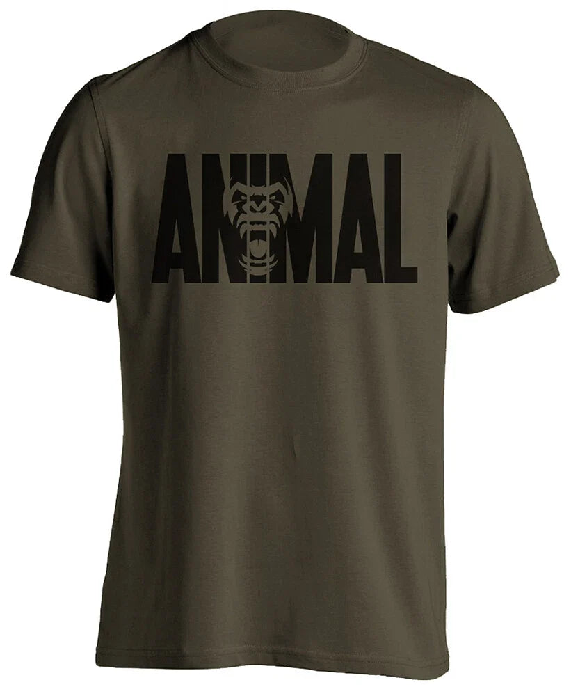 Animal Gym Bodybulding Fitness Workout Short-Sleeve Military Training Unisex