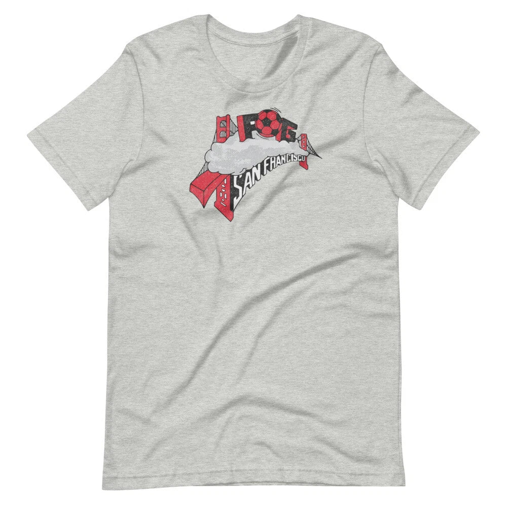 SAN FRANCISCO FOG MISL Indoor Soccer Team Short-Sleeve Unisex Unisex