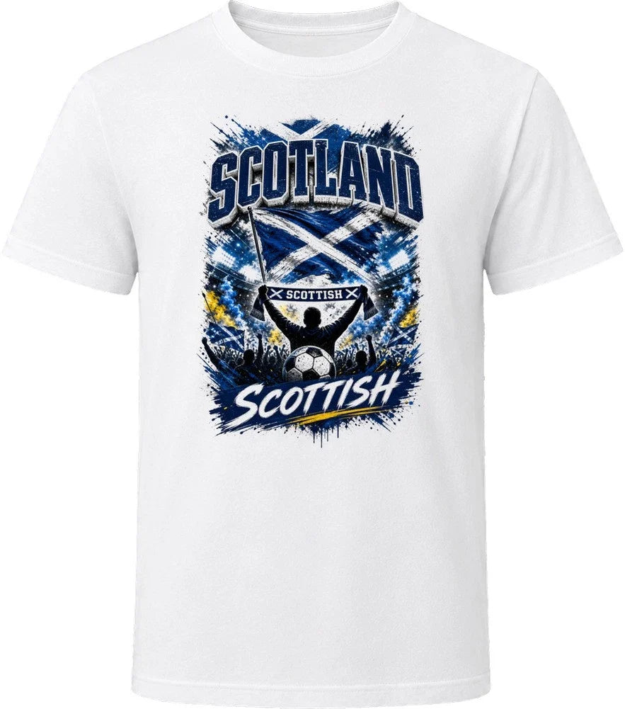 Scotland Scottish Soccer Football National Supporters T Shirt Unisex