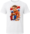 Micky van de Ven Netherlands Soccer Caricature 2026 World Cup T Shirt Unisex